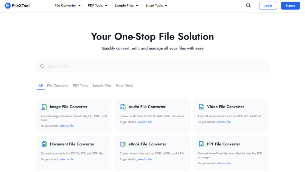 Step 1 open the filextool website poster image