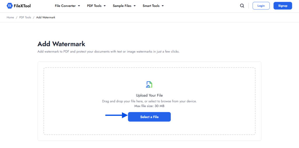 Step 4 Upload the PDF File