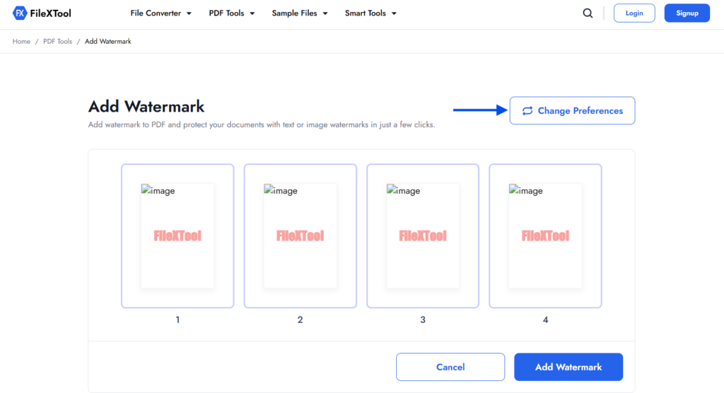 Step 5 Set Your Watermark Preferences