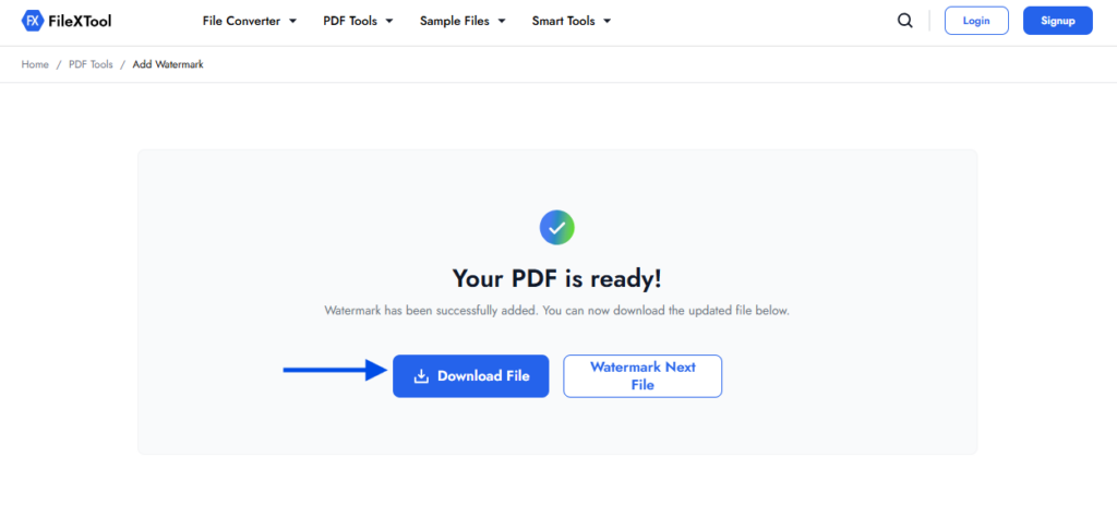 Step 7 Download Your File