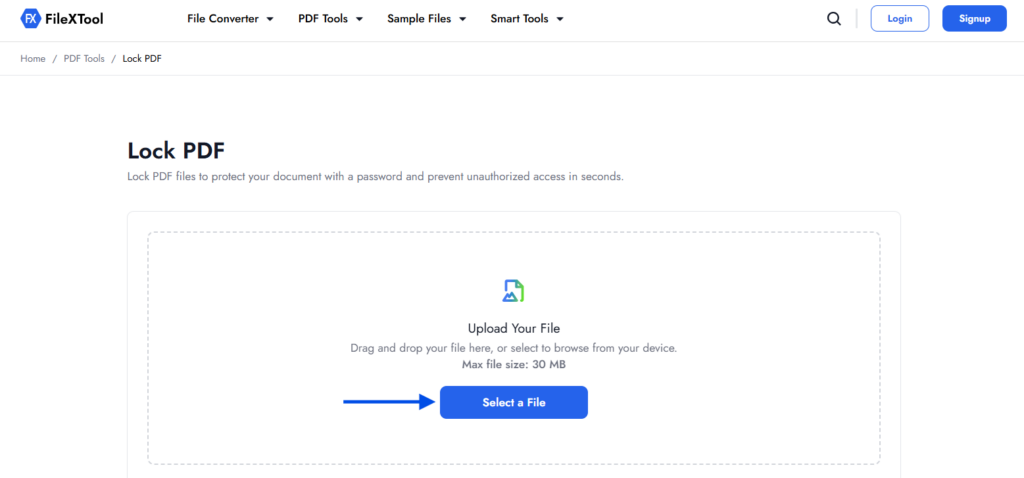 step 4 upload your pdf file