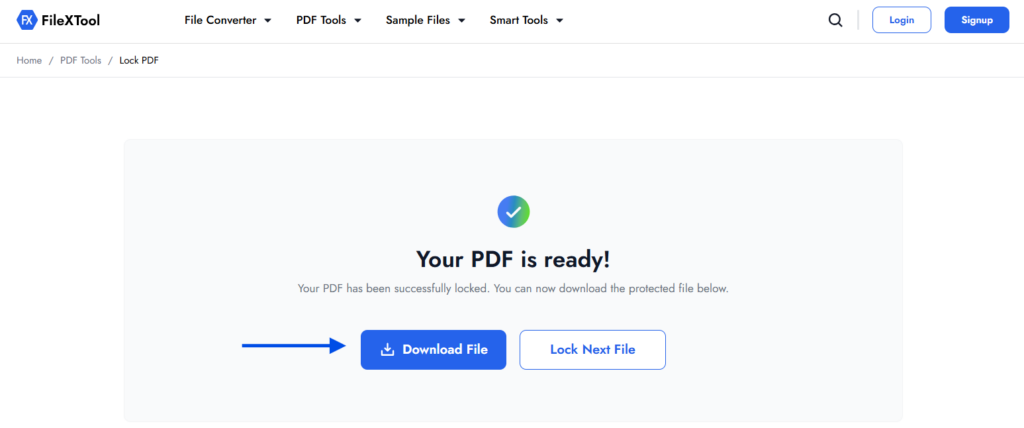 step 7 download the locked pdf