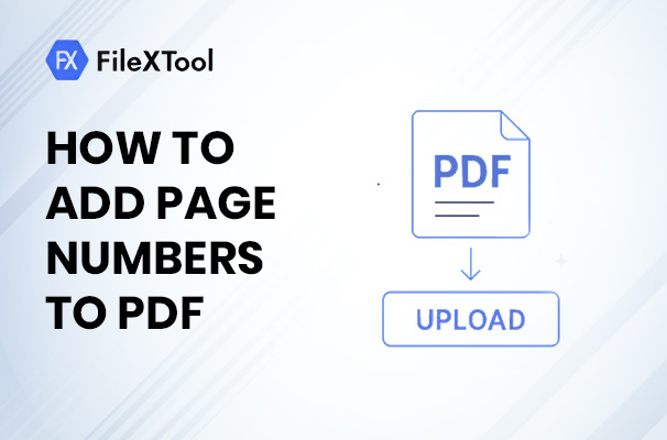 How to Add Page Numbers to PDF, Add page numbers to a PDF file online ...