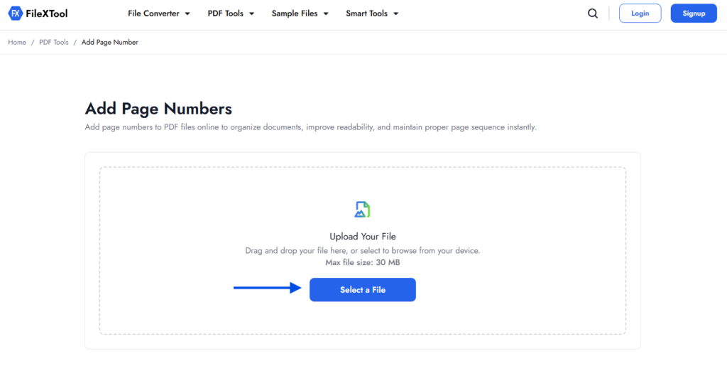 step 3 upload your pdf file