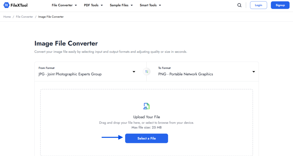 step 4 upload your image file