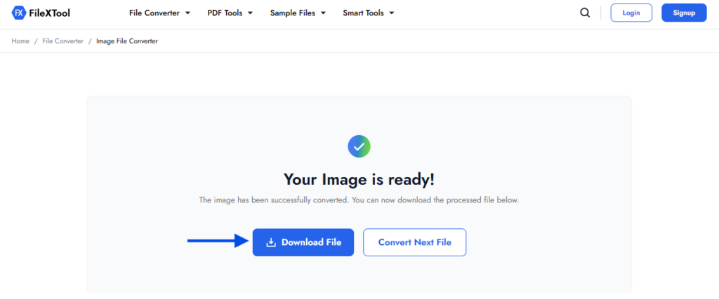 step 7 download the converted png file