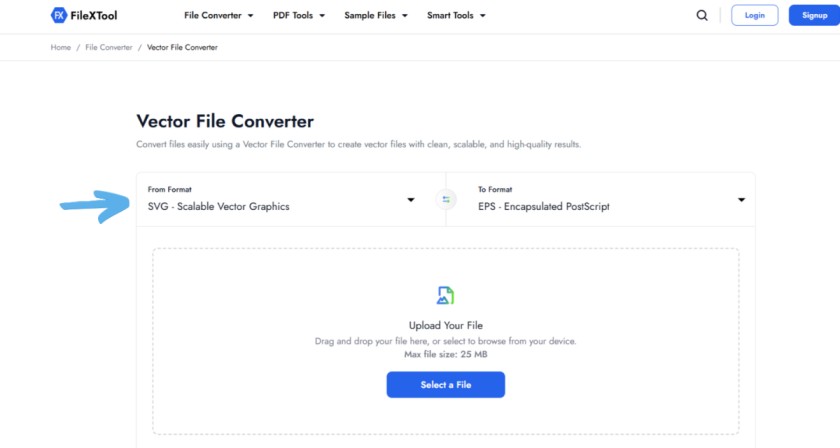 Select SVG as Input