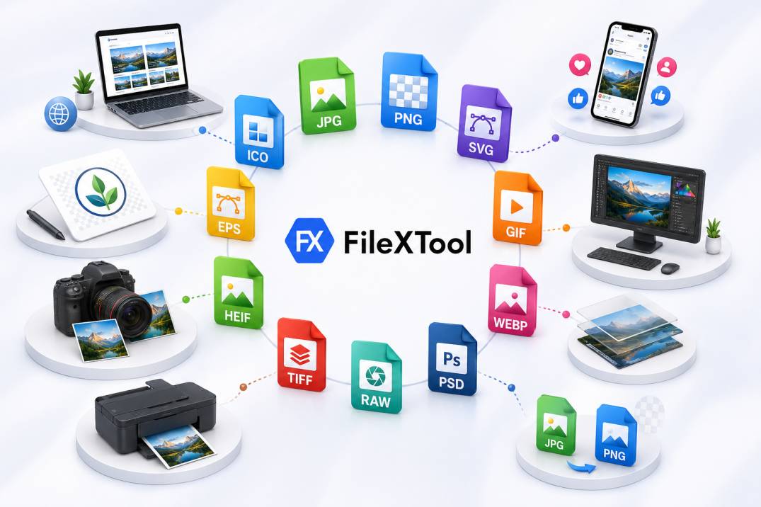 12 Types of Image File Formats: A Complete Guide | FileXTool