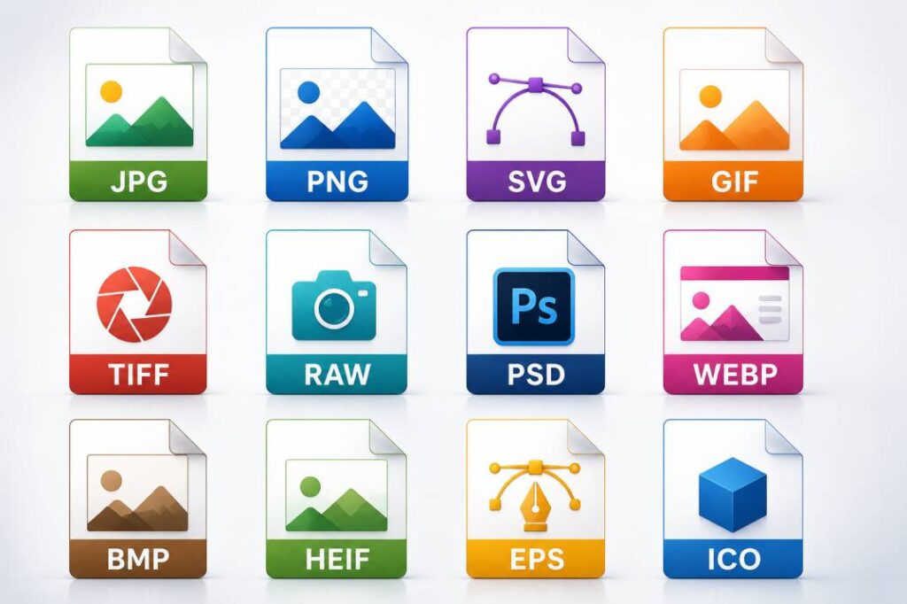 types of image file format cover image